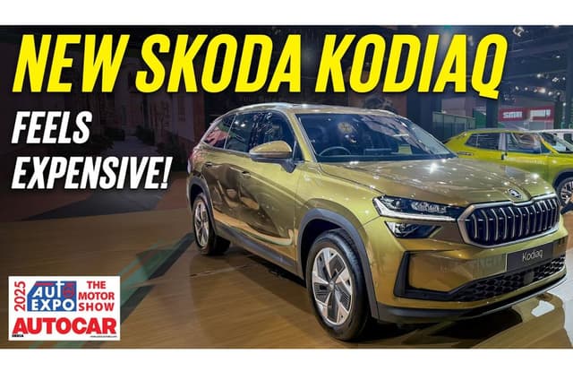 New Skoda Kodiaq walkaround video: Auto Expo 2025 